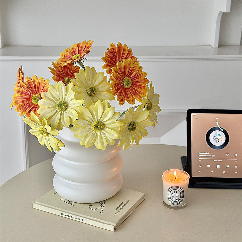 Faux Daisy Flower Stem Arrangement