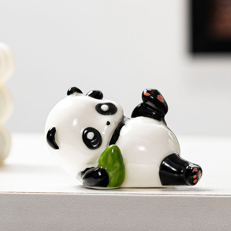 Cute Panda Decorative Figure