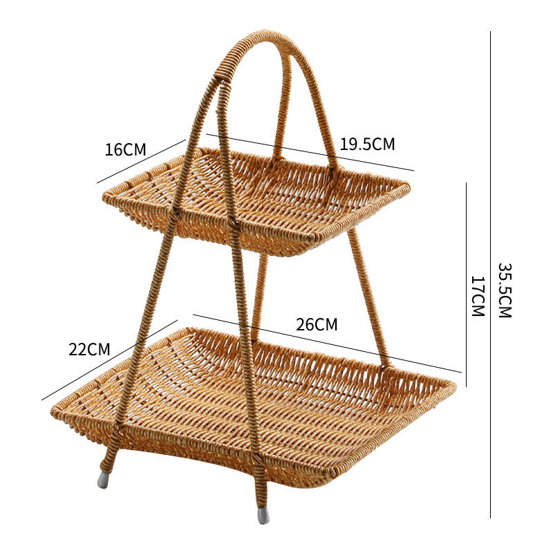 Handcrafted Wicker Storage Basket