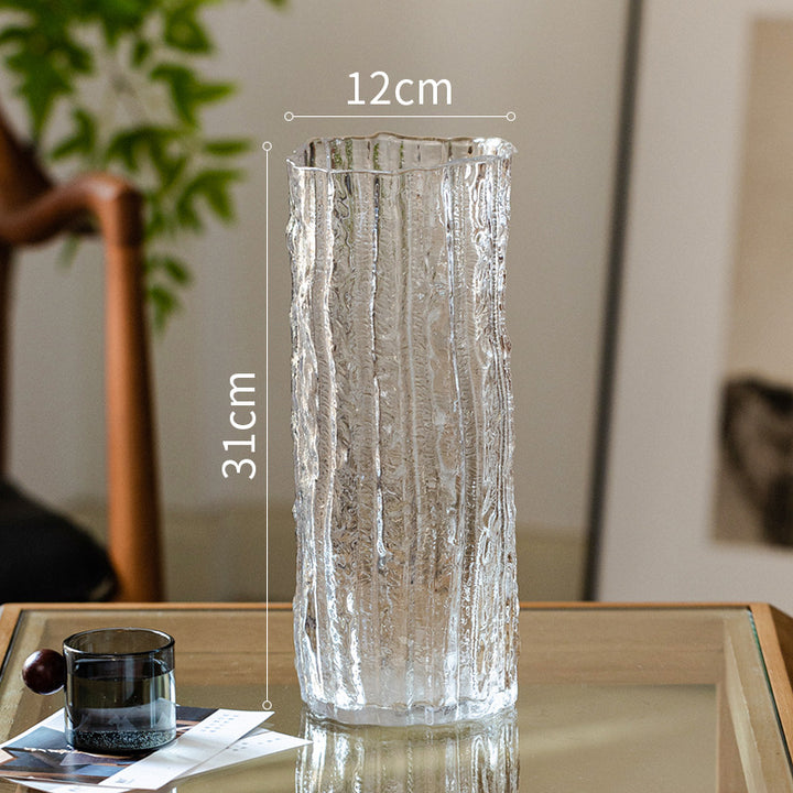 Artful Glass Vase in Modern Design