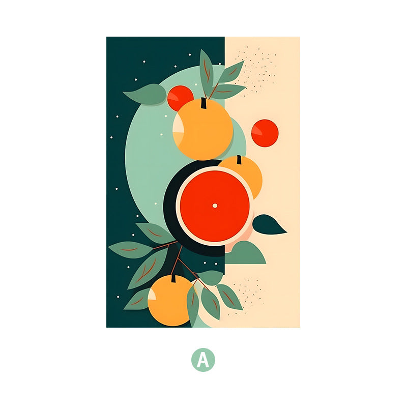 Decorative Abstract Fruit Wall Art