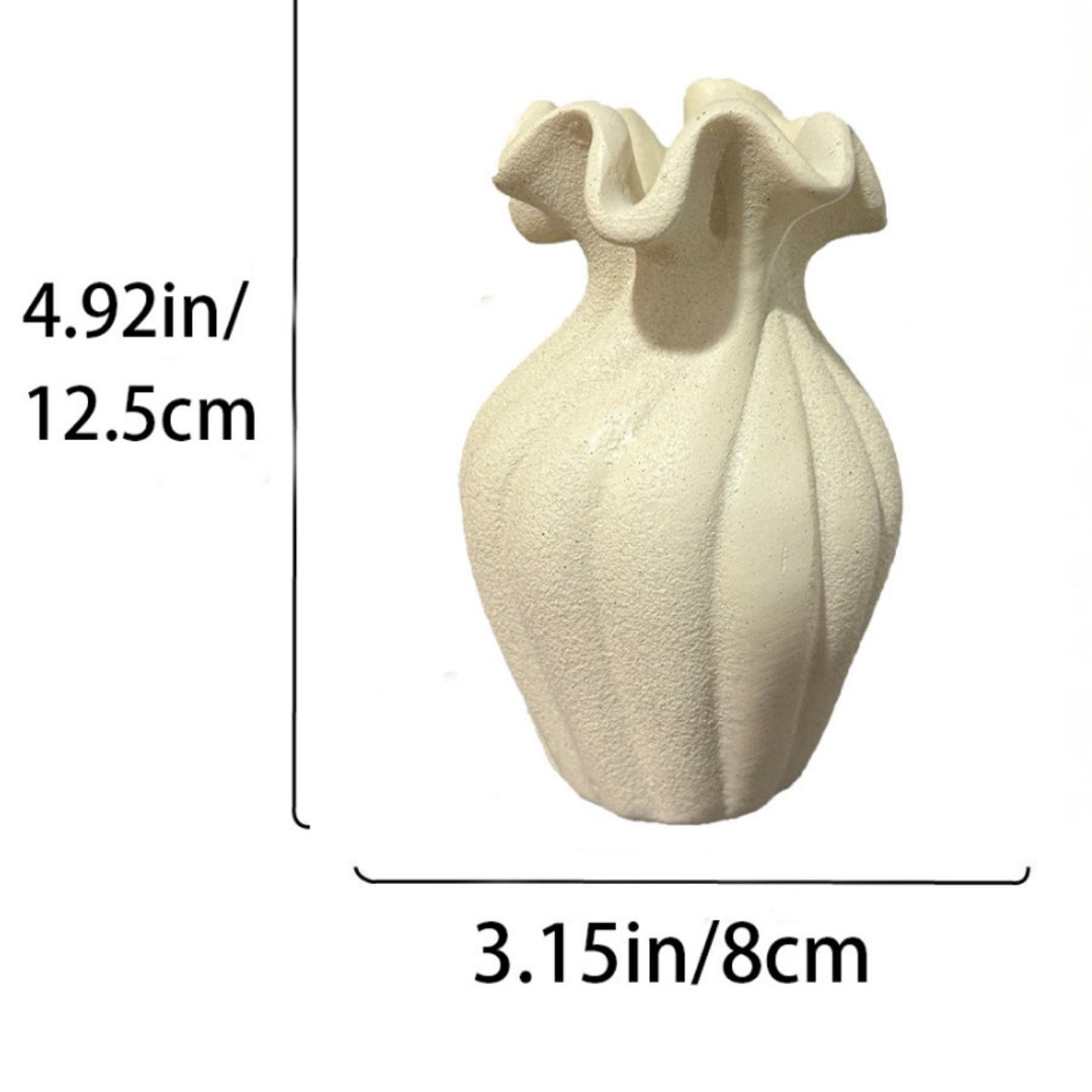 Decorative Fluted Ceramic Bowl