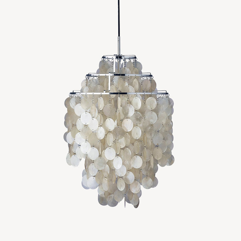 Muslin-inspired pendant light