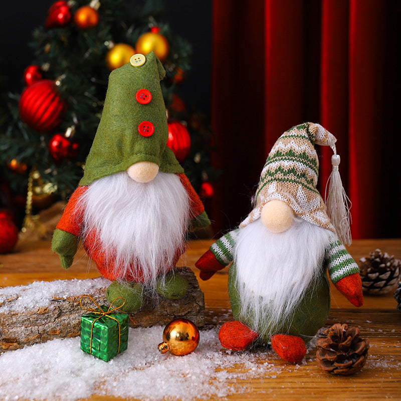 Decorative Christmas gnome figure