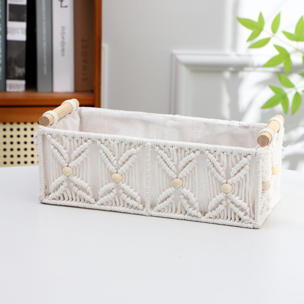 Decorative Macrame Storage Basket