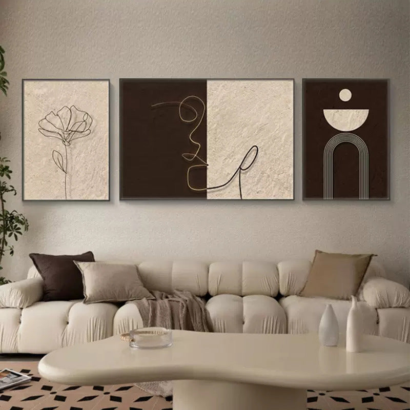 Abstract Line Art Trio Set