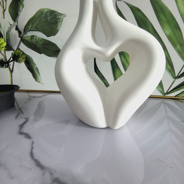 Heart-Shaped Decorative Sculpture