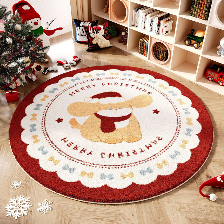 Festive Christmas Area Rug