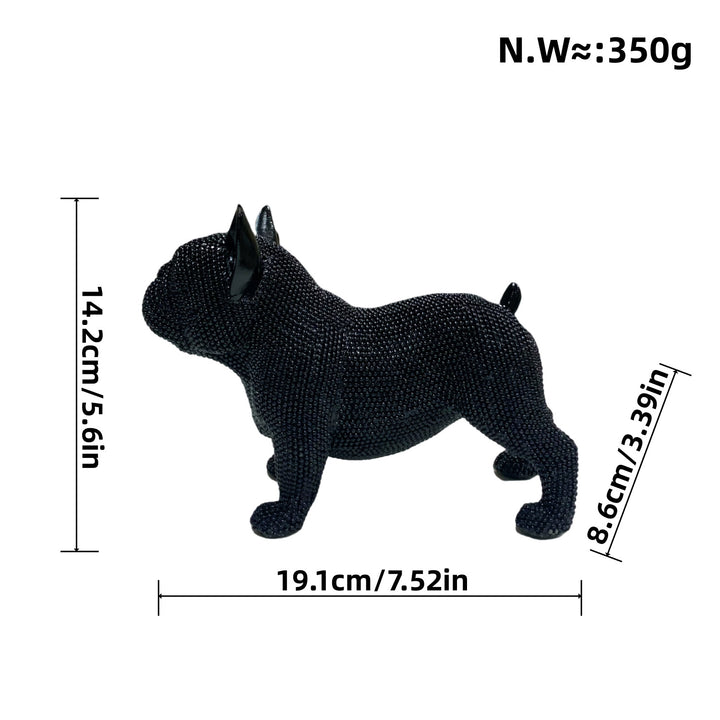 decorative French Bulldog sculpture