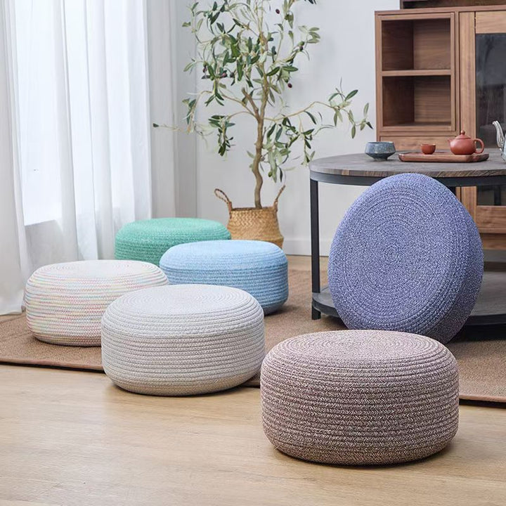 Handcrafted seat pouf