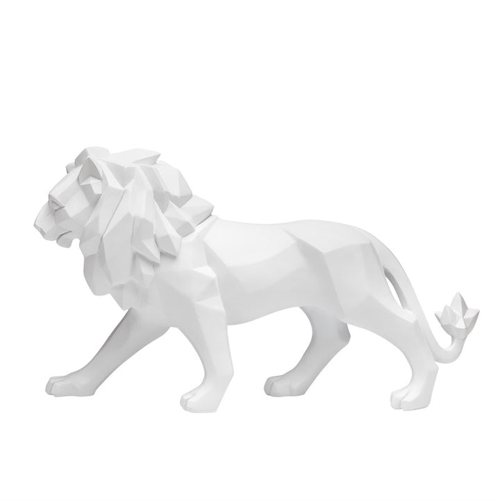 Elegant and modern lion sculpture