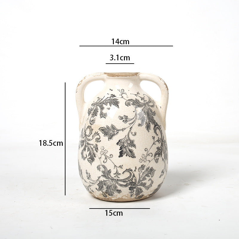 Decorative ceramic vase