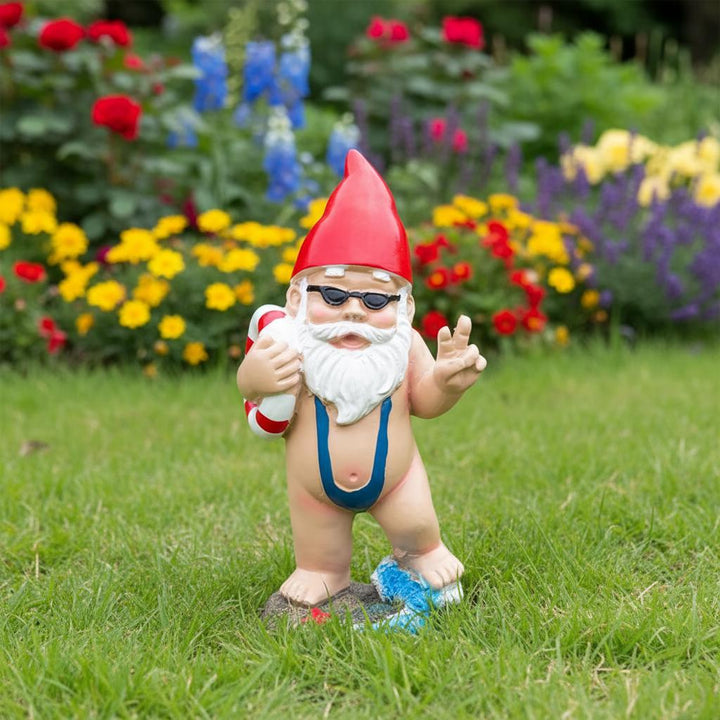 Whimsical Beach Gnome Figurine