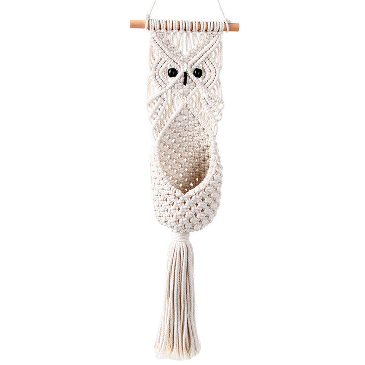 Macrame Owl Hanging Planter