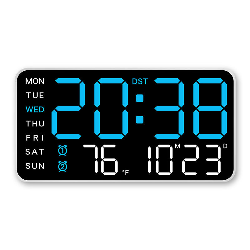Digital watch with multifunctional LED display