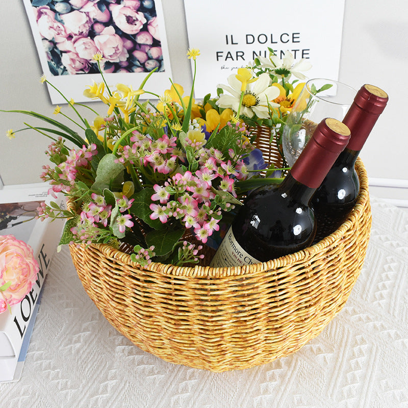 Home Storage Wicker Basket