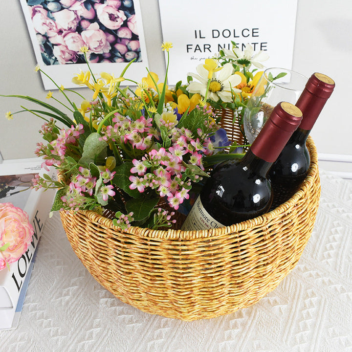Home Storage Wicker Basket