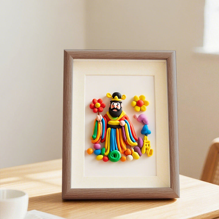 Artisan Clay Sculpture Wall Art
