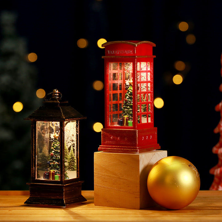 Decorative Snow Globe Lantern