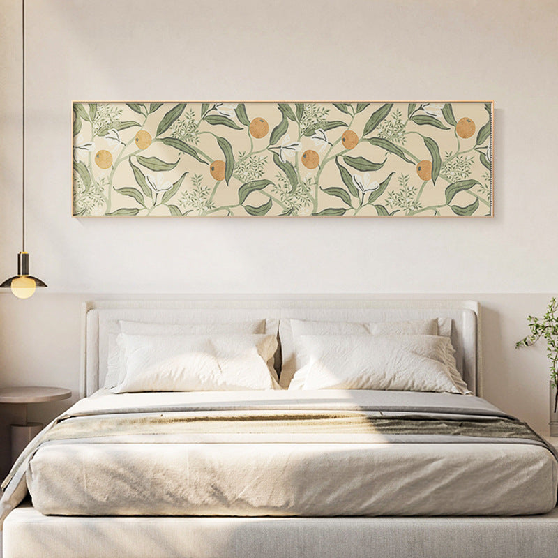 Botanical-Themed Abstract Wall Mural