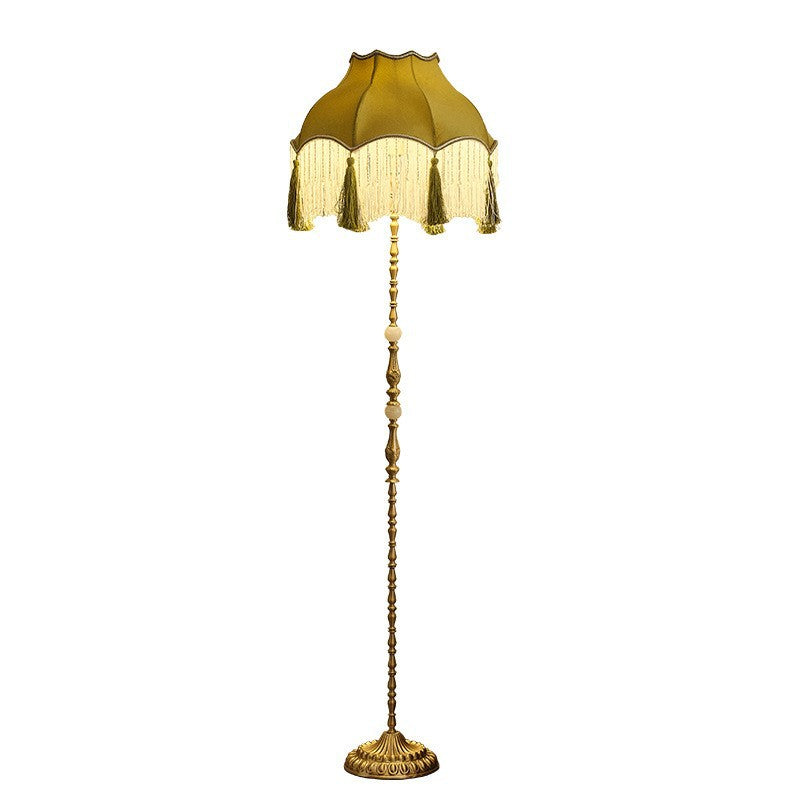 Vintage-inspired floor lamp