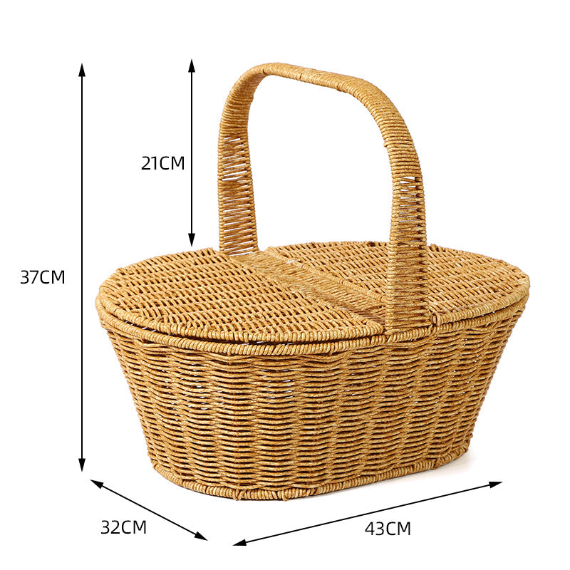 Woven Picnic Basket