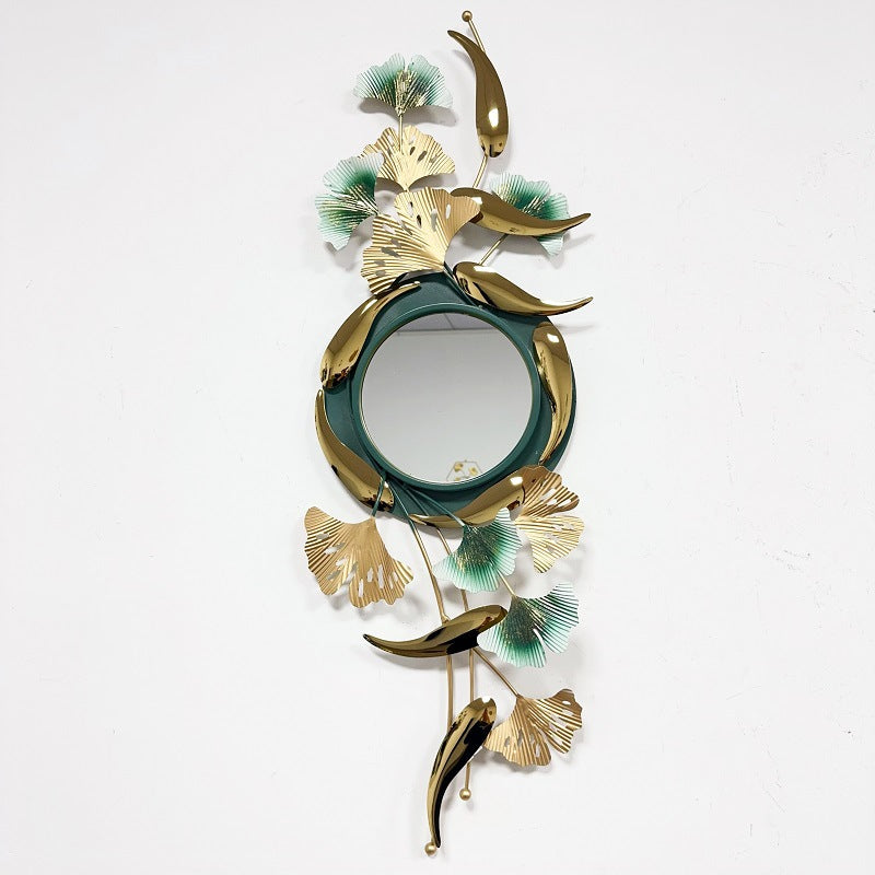 Floral-Inspired Decorative Wall Mirror
