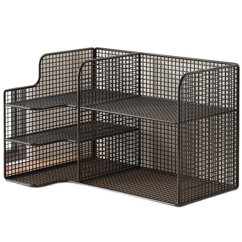 Modern Wire Mesh Document Organizer Rack