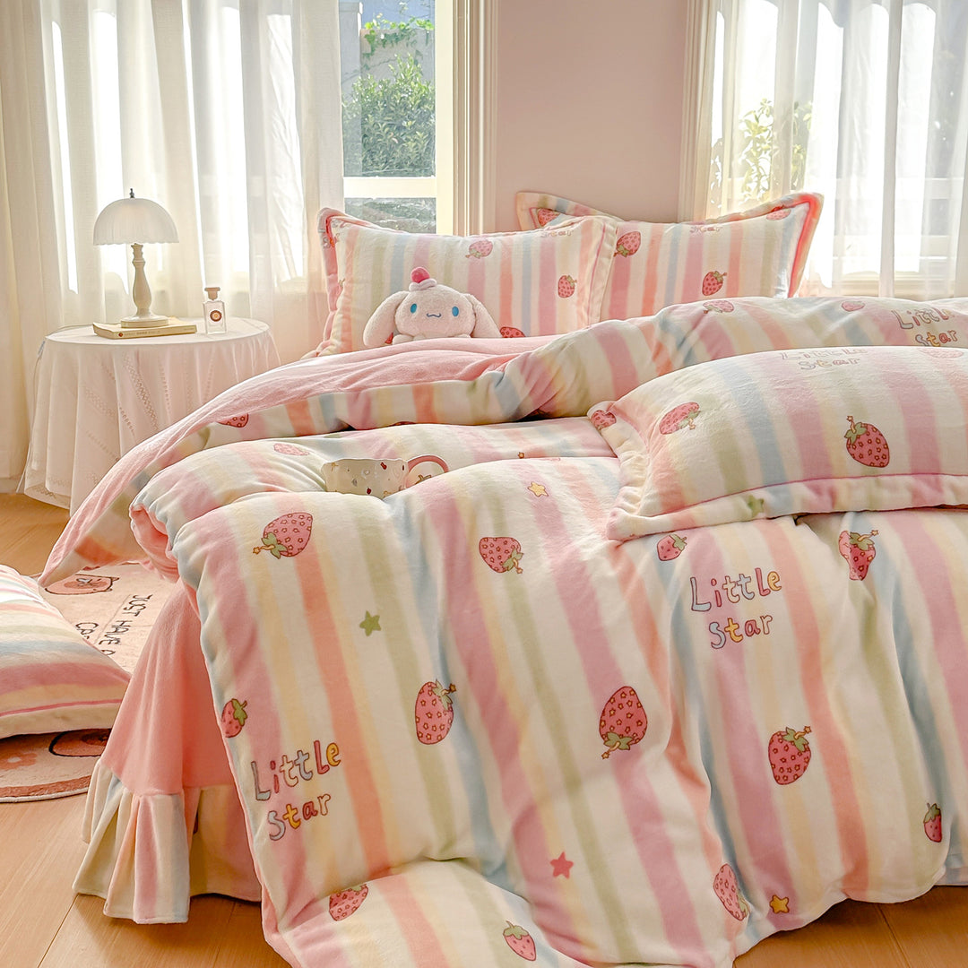 Floral Print Comforter Set