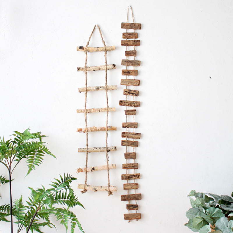 Rustic wall hanging made of natural wood