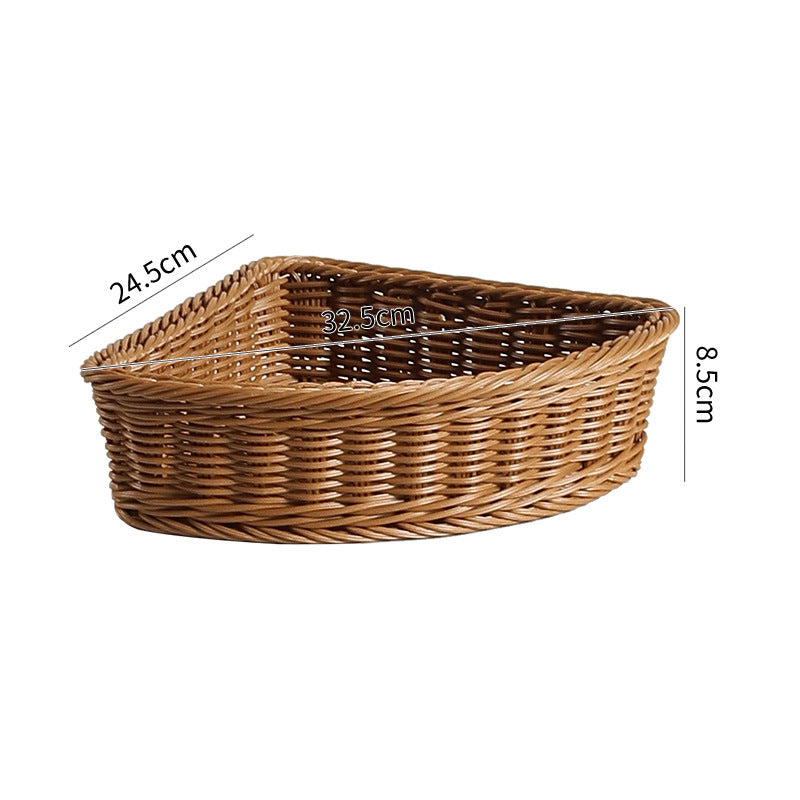 Corner Woven Storage Basket