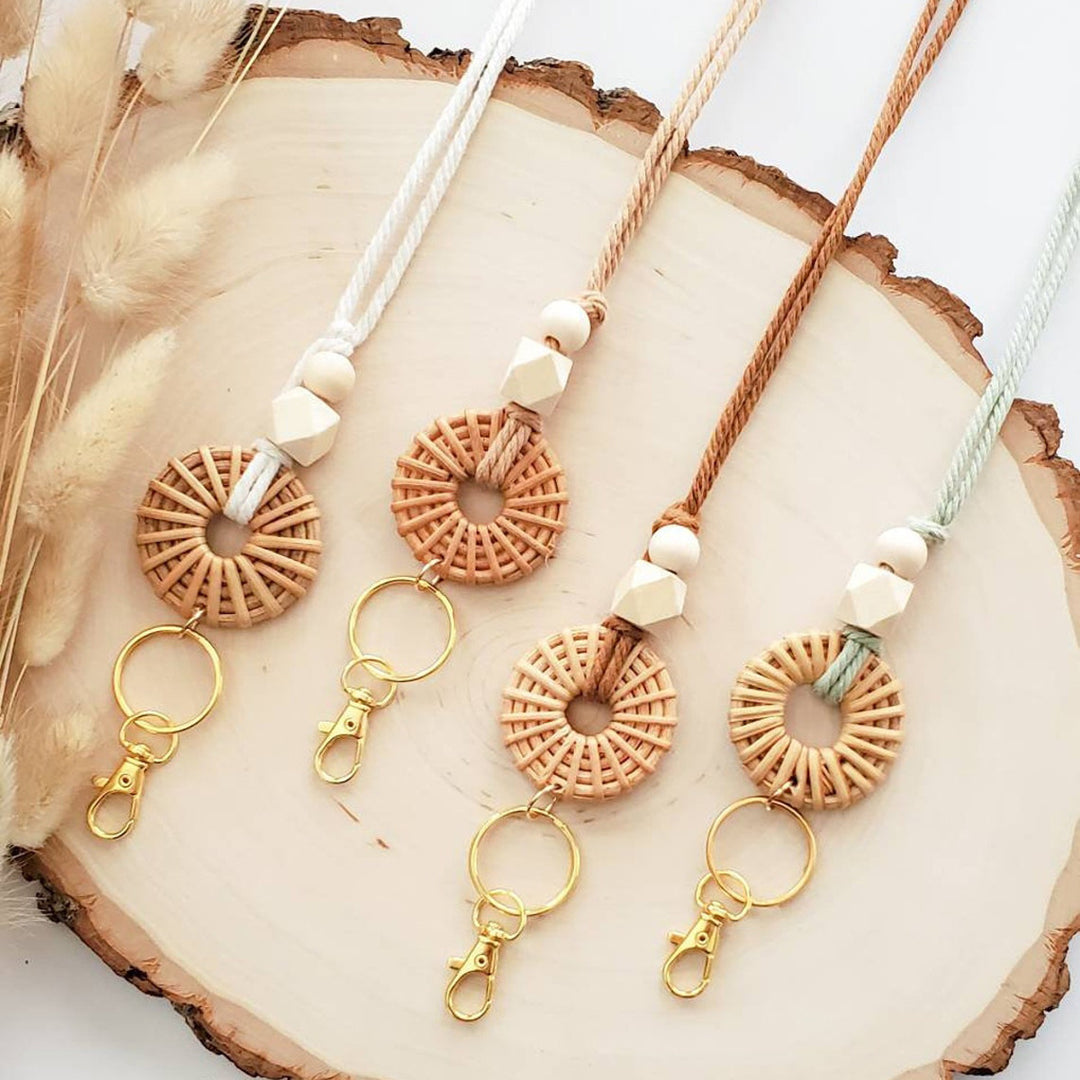 Macrame Keychain Holder