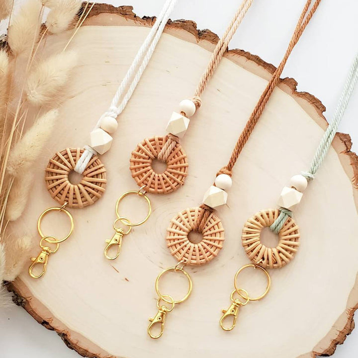 Macrame Keychain Holder