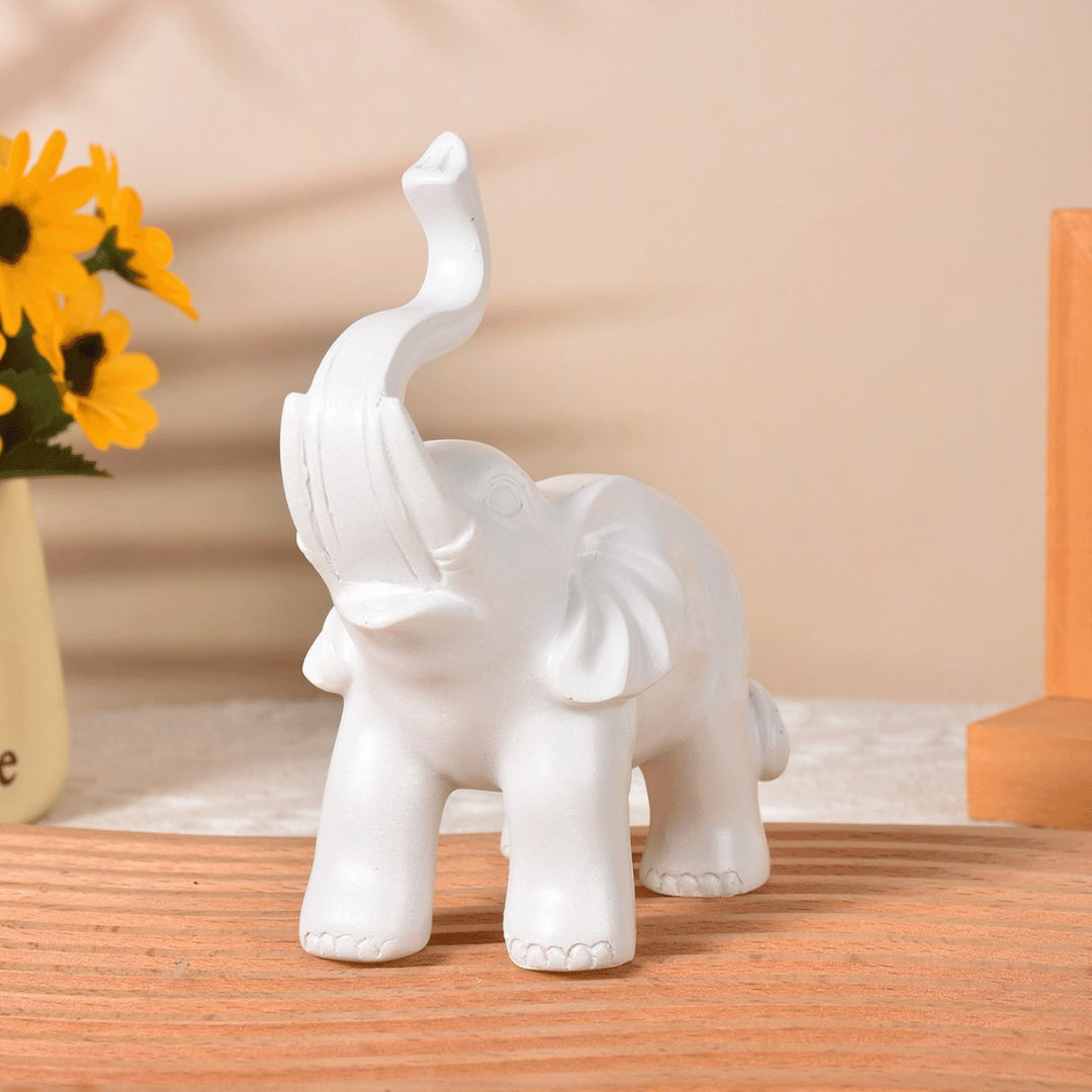 Decorative Black Elephant Figurine