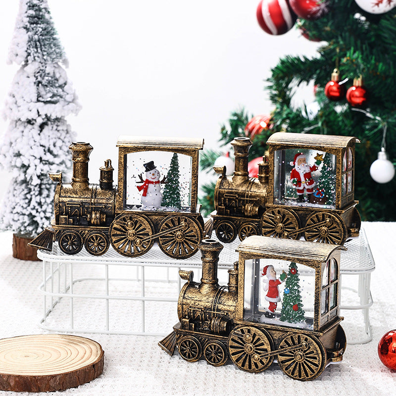 Decorative Snowball Locomotive