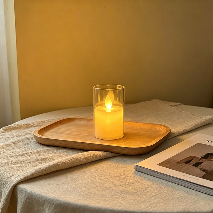 LED Scented Candle with Flame Effect