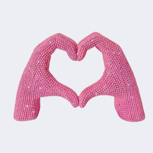 Heart Hand Sculpture
