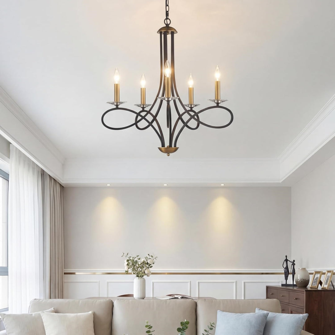 Modern elegant chandelier