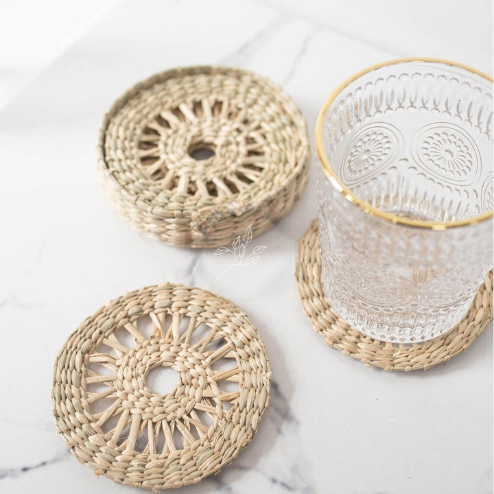Handcrafted Natural Fiber Coasters