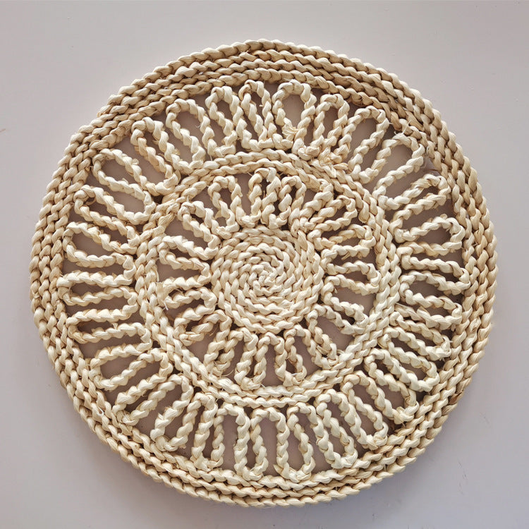 Round braided rug