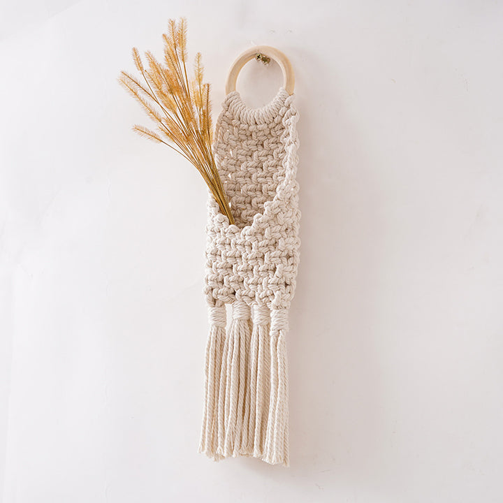 Macramé Wall Pocket Organizer