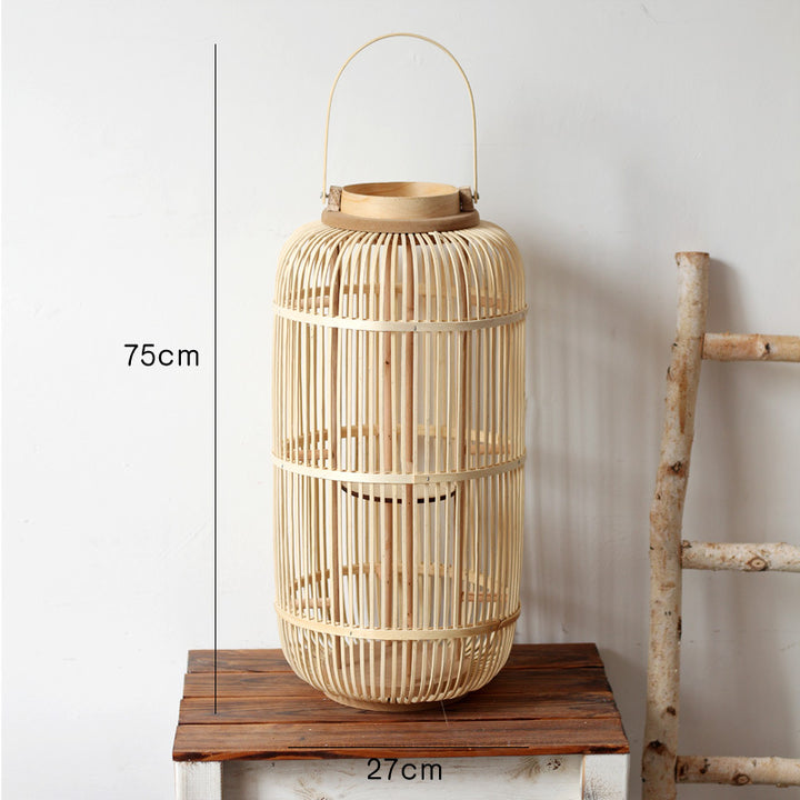 Decorative Lantern made of Rattan