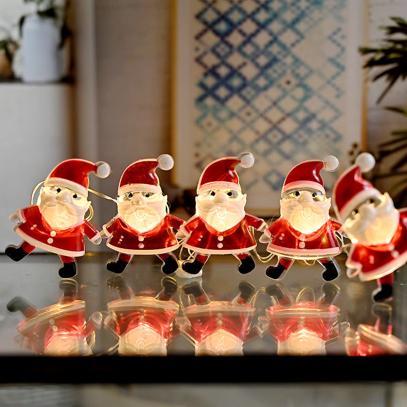 Christmas Reindeer Glass LED String Lights
