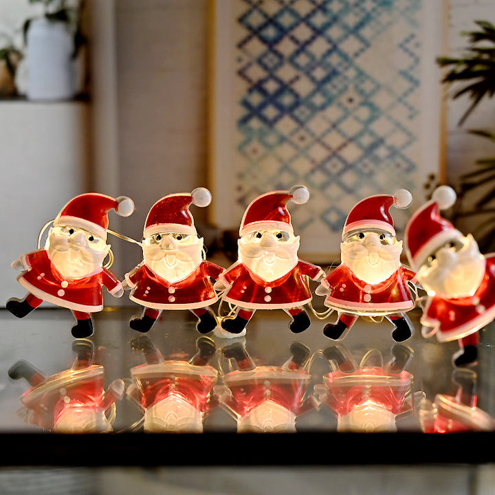 Christmas Reindeer Glass LED String Lights