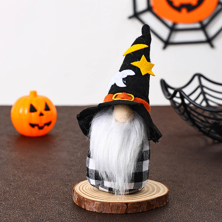 Decorative Halloween Gnome Figure