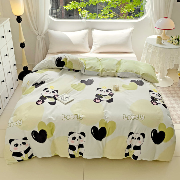 Playful Heart Pattern Duvet Cover Set