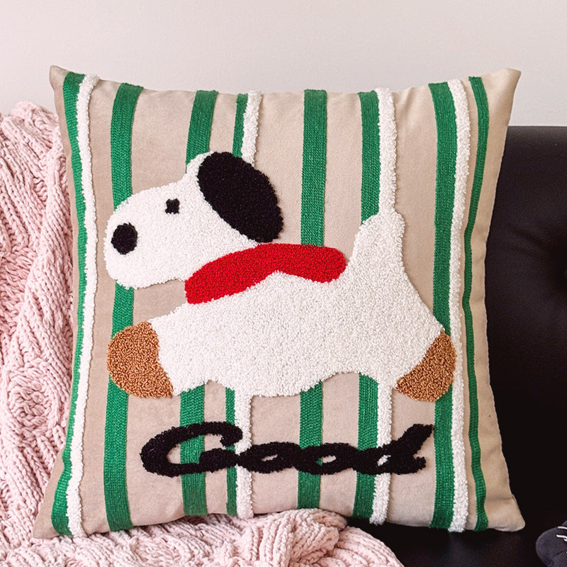 Star-Shaped Plush Cushion
