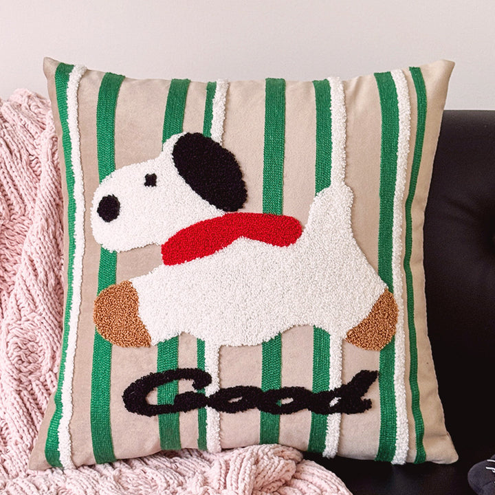 Star-Shaped Plush Cushion