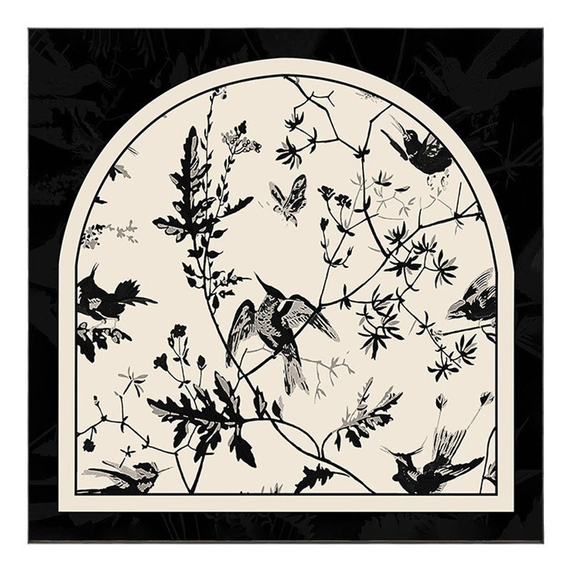 Framed Botanical Bird Illustration Print