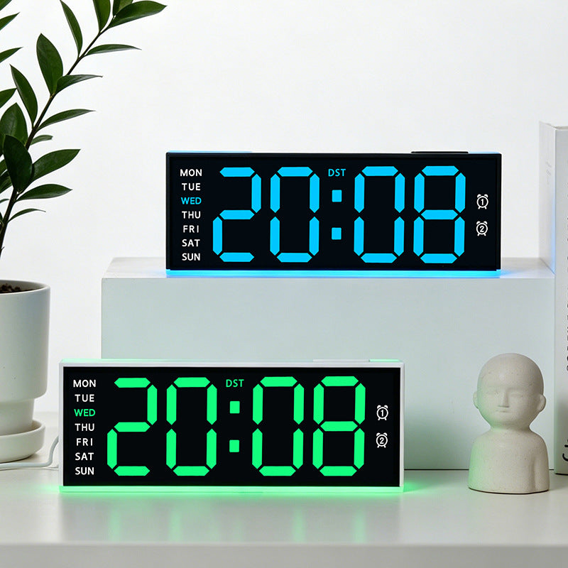 Digital Alarm Clock with Multifunctional Display
